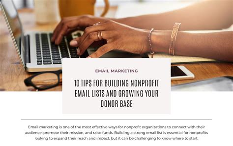 10 Tips for Building Nonprofit Email Lists and Growing Your .